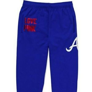 PINK Victoria's Secret MLB Braves Sweatpants